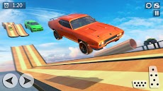 メガスロープ カー スタント 3Dトラックの運転 ゲームのおすすめ画像2