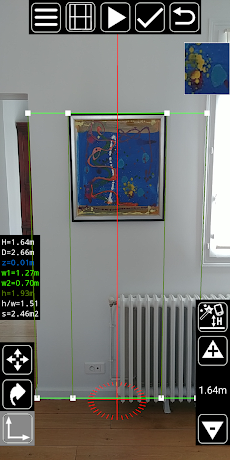 距離を測るアプリ - 3D 鉛直線のおすすめ画像2