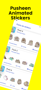 Pusheen Animated WAStickerApps