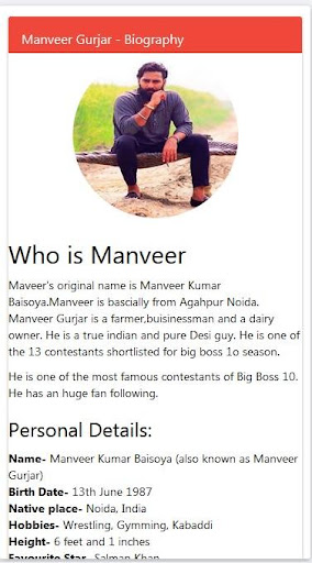 Manveer Gurjar BB10