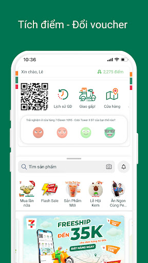 Android application 7-Eleven Viet Nam screenshort
