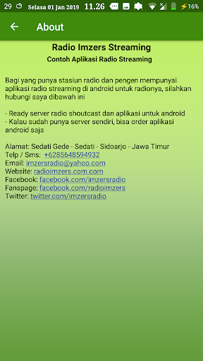 Radio Imzers Streaming Screen 3
