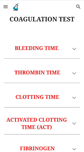 LAB TESTS VALUES Screen 3