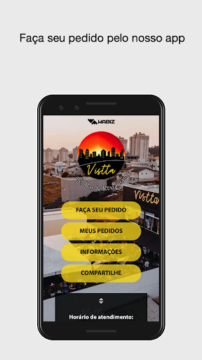 Android application Vistta Café, Bar e Restaurante screenshort
