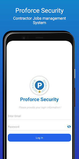 Android application Proforce Security screenshort