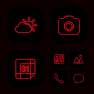 Get Wow Red Neon Theme - Icon Pack for Android Aso Report