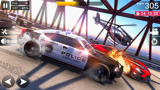 Police Car Chase: Car Games 3D Screen 3