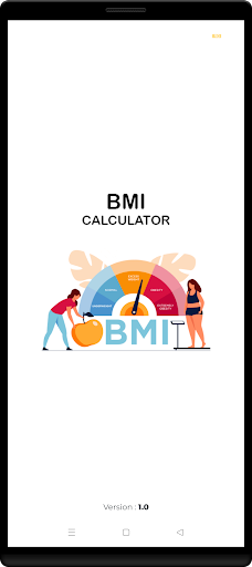 Android application My BMI Calculator screenshort