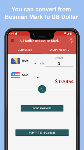 US Dollar to Bosnian Mark Screen 3