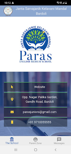 Android application Paras English Medium School Ba screenshort