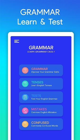 English Grammar: Learn & Test 3.5 APK + Mod (Unlimited money) untuk android