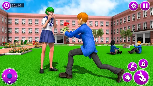Anime High School Love Games
