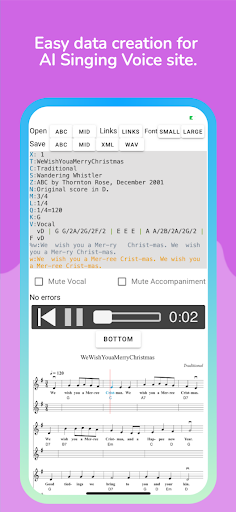 Android application Vocaliter - AI Vocal Editor screenshort