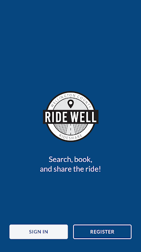 Android application Ride Well screenshort