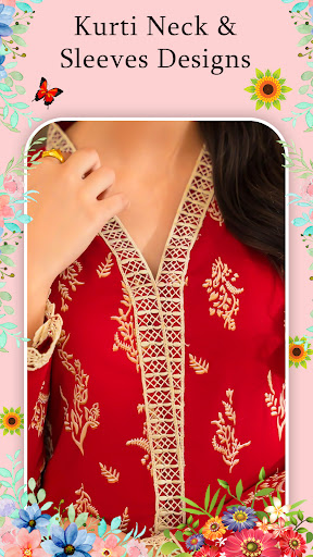 Android application Girls kurti Neck Design App screenshort
