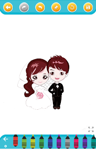 coloring love couple