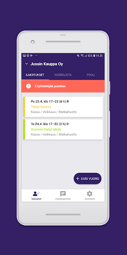 Android application Eezy Kauppa Asiakassovellus screenshort