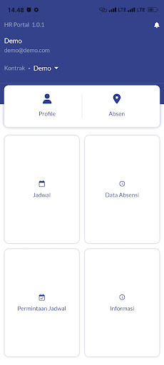 Android application HR Portal screenshort