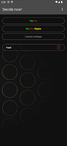 Decide now! Screen 2