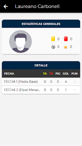 Tesoros Soccer League Screen 3