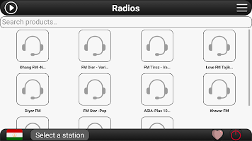 screenshot of Tajikistan Radio FM