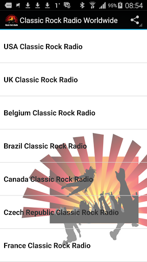 Android application Classic Rock Radio Worldwide screenshort