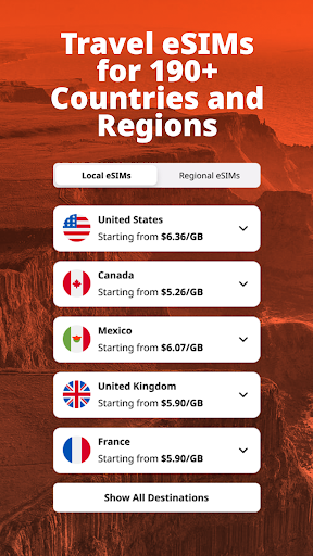 Wanderesim Screenshot 2 - AppWisp.com