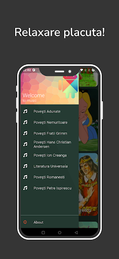 Android application Povești, basme și nuvele screenshort