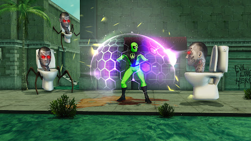 Toilet Sink Man vs Spider Hero