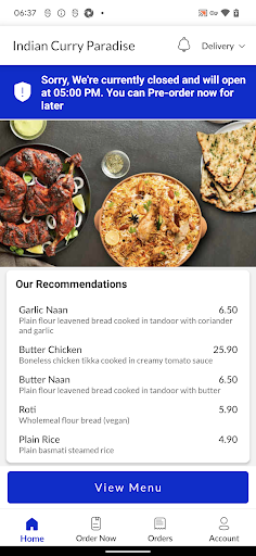 Indian Curry Paradise Screen 2