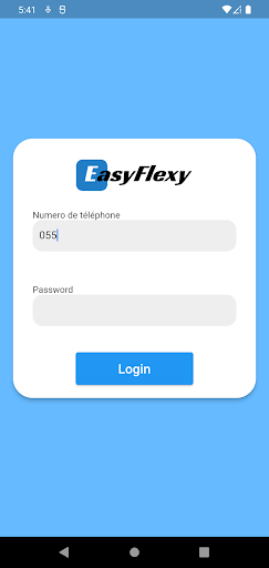 Android application EasyFlexy screenshort
