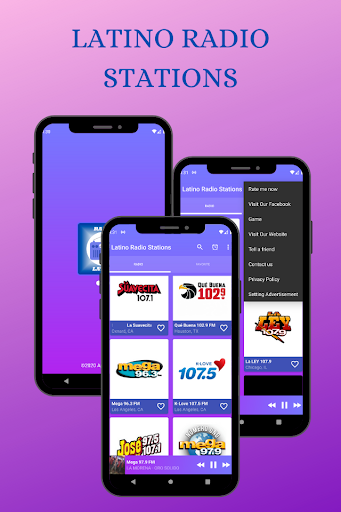 Android application Latino Radio Stations Online screenshort