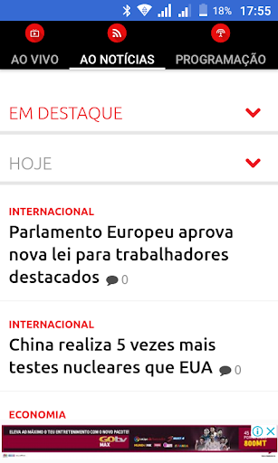 Android application TPA em Directo - Angola screenshort
