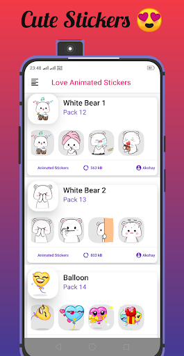 Cartoon Animated Stickers 2023 Screen 3