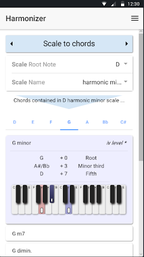 Harmonizer Screen 3
