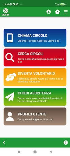 AuserApp Screen 2