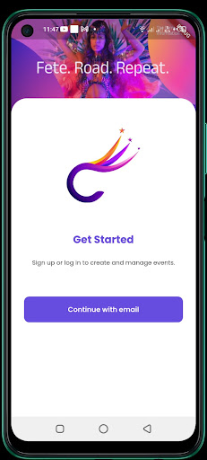 Android application Carnivalist: Event Management screenshort