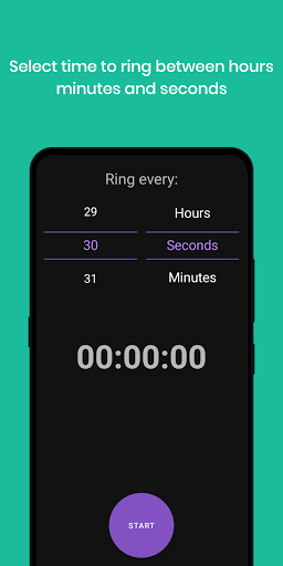Android application Repeating Timer screenshort