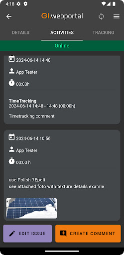 GI.webportal Screen 3
