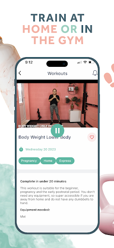 FIT MAMA: Fitness App for Mums Screen 3