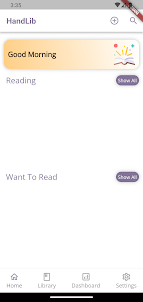 HandLib: Reading Tracker