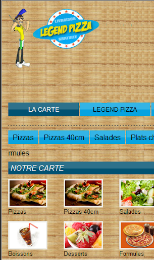 Legend Pizza Screen 3