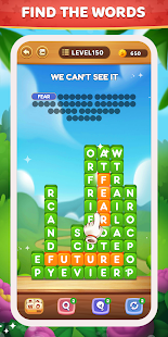 Word Tower - екранна снимка на първокласен пъзел