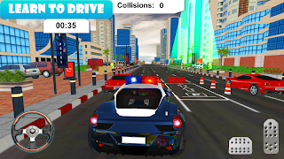 Police Car Parking Sim Game 3D - Screenshot 2