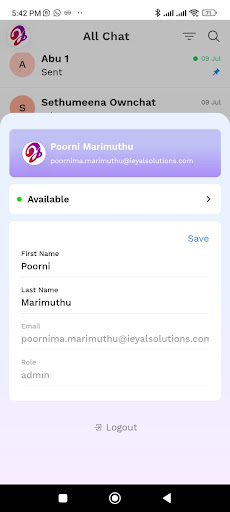 ownchat.app Screen 3