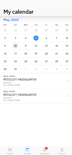 Mitsulift Team Screen 3