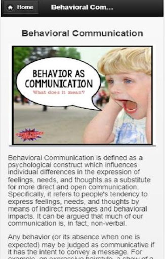 Human behavior Screen 2