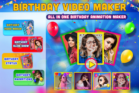 Birthday Video Maker with Song and Name 2021 1.0.15 APK screenshots 6