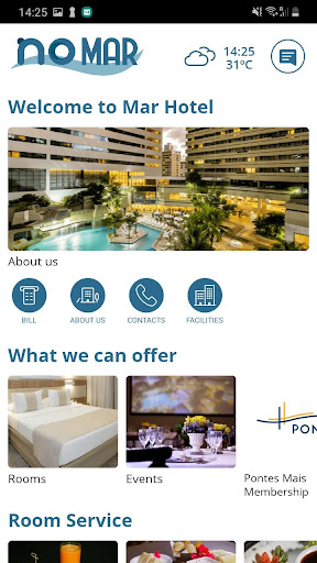 Android application Mar Hotel Conventions screenshort