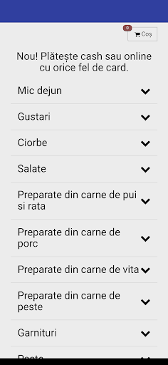 Android application Restaurant Verdi screenshort